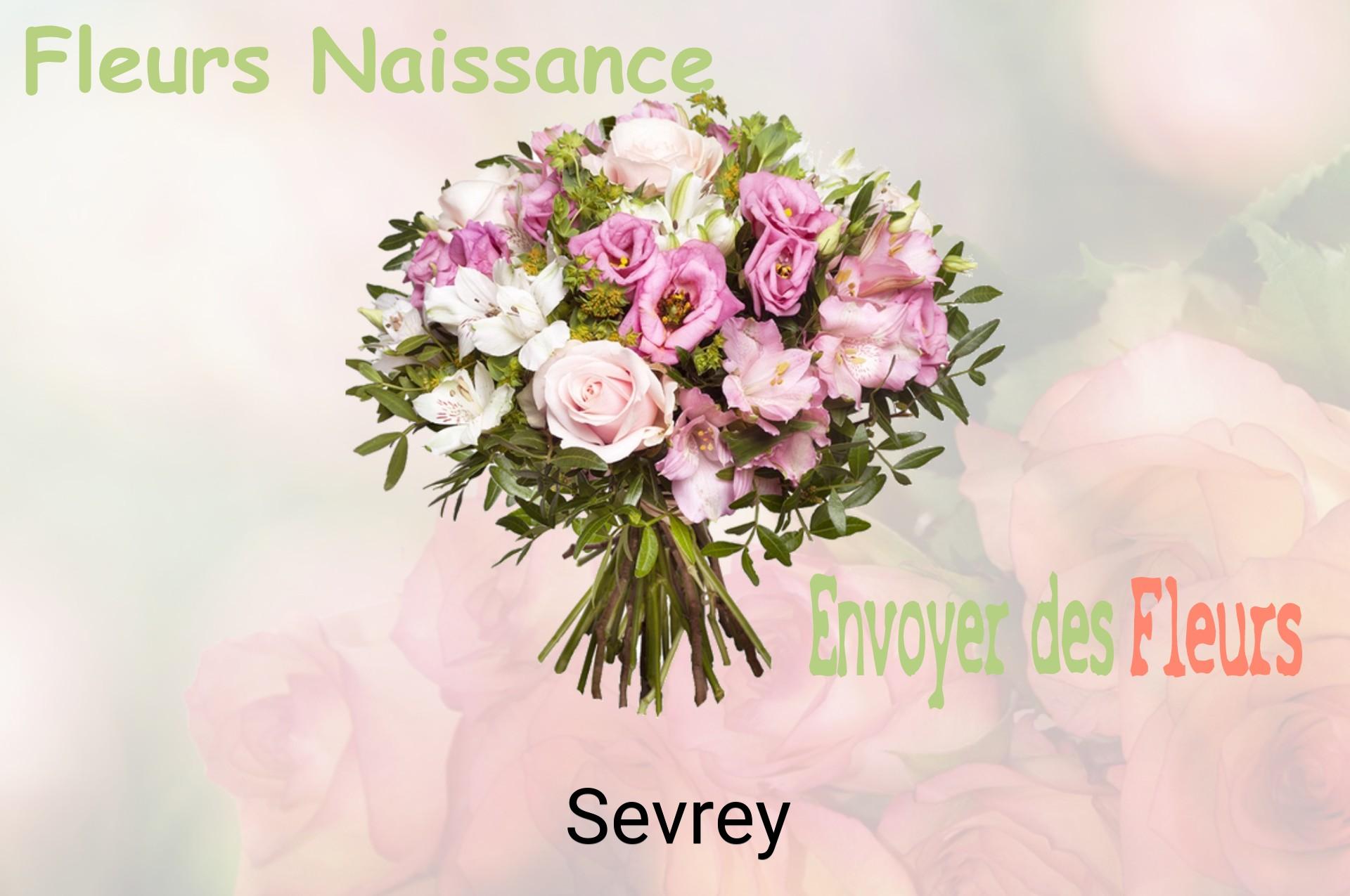 Bouquet de fleurs de naissance livré à Sevrey